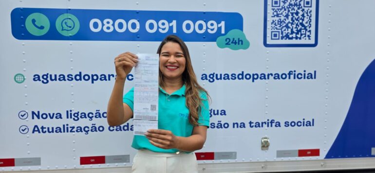 Águas do Pará apresenta novo modelo de fatura a partir de agosto. Consumidor não terá impactos