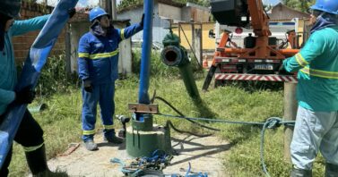 Águas do Pará reforça abastecimento em Tailândia com substituição de bombas em poços estratégicos